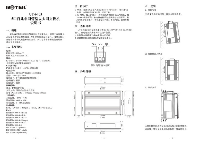 Votek UT-6405 user manual
