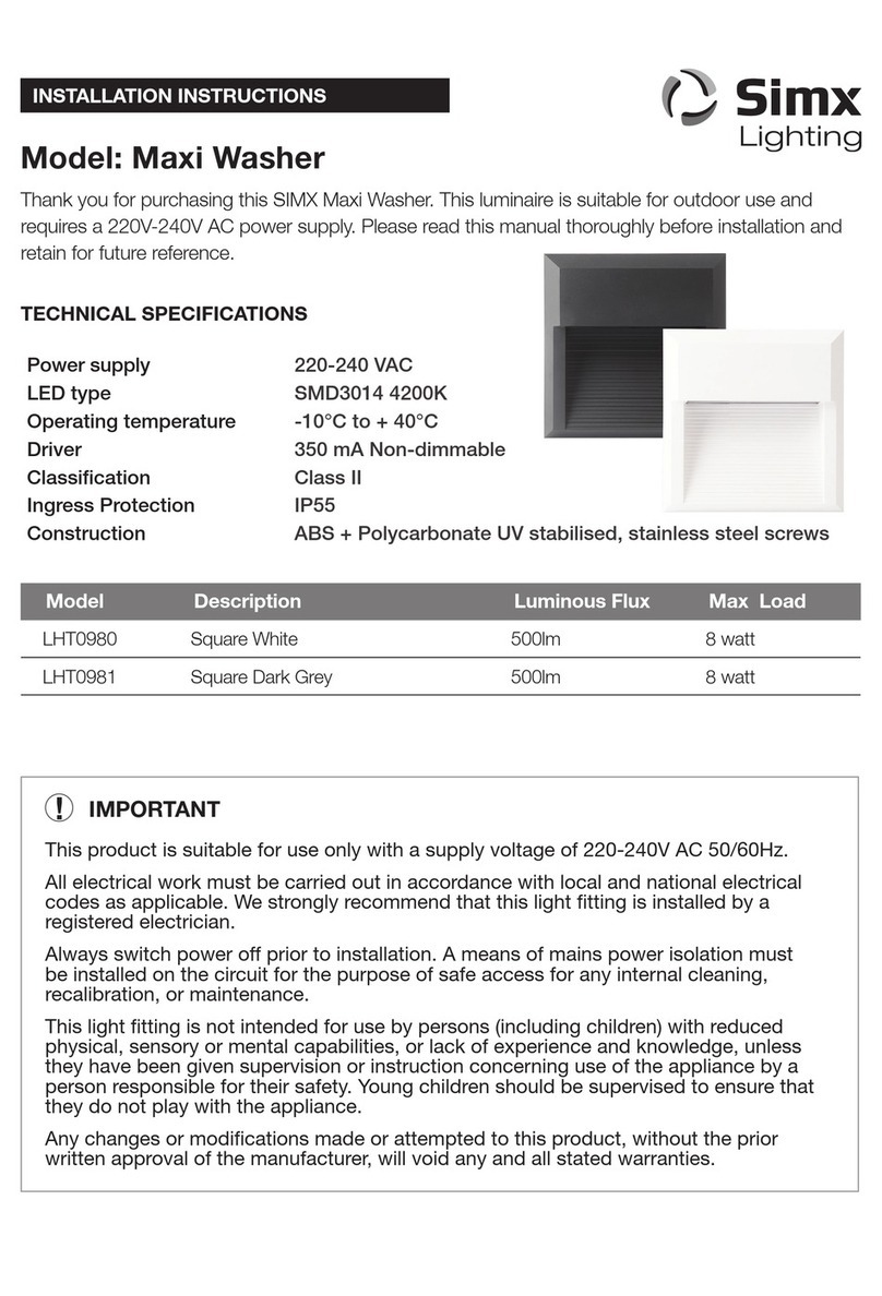 SImx Maxi Washer User manual