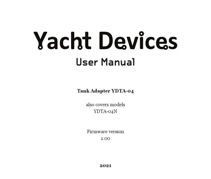 Yacht Devices YDTA-04N User manual