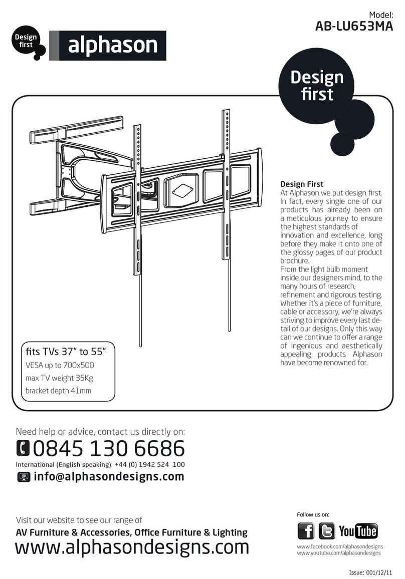 Alphason AB-LU653MA quick start guide