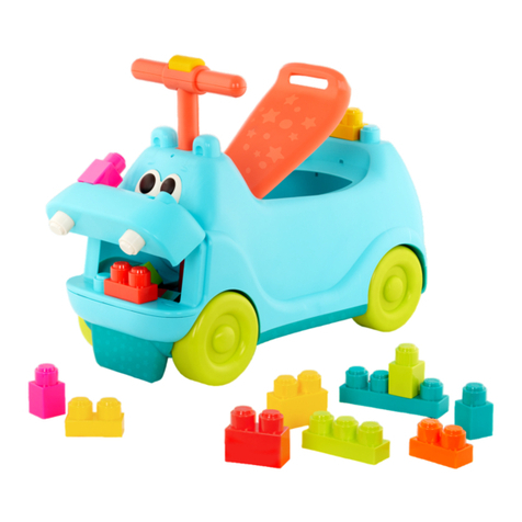 B.toys Locbloc Hippo Ride-On with Blocks User manual