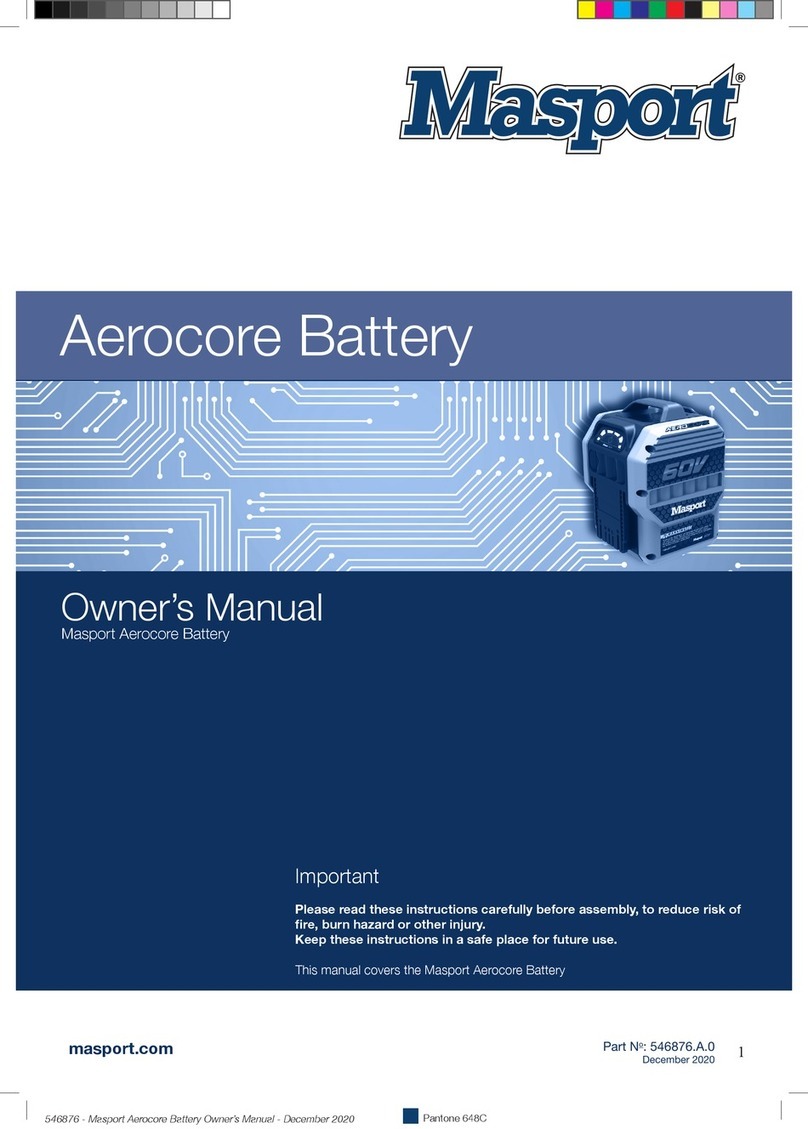 Masport Aerocore ABP6025SH owner's manual
