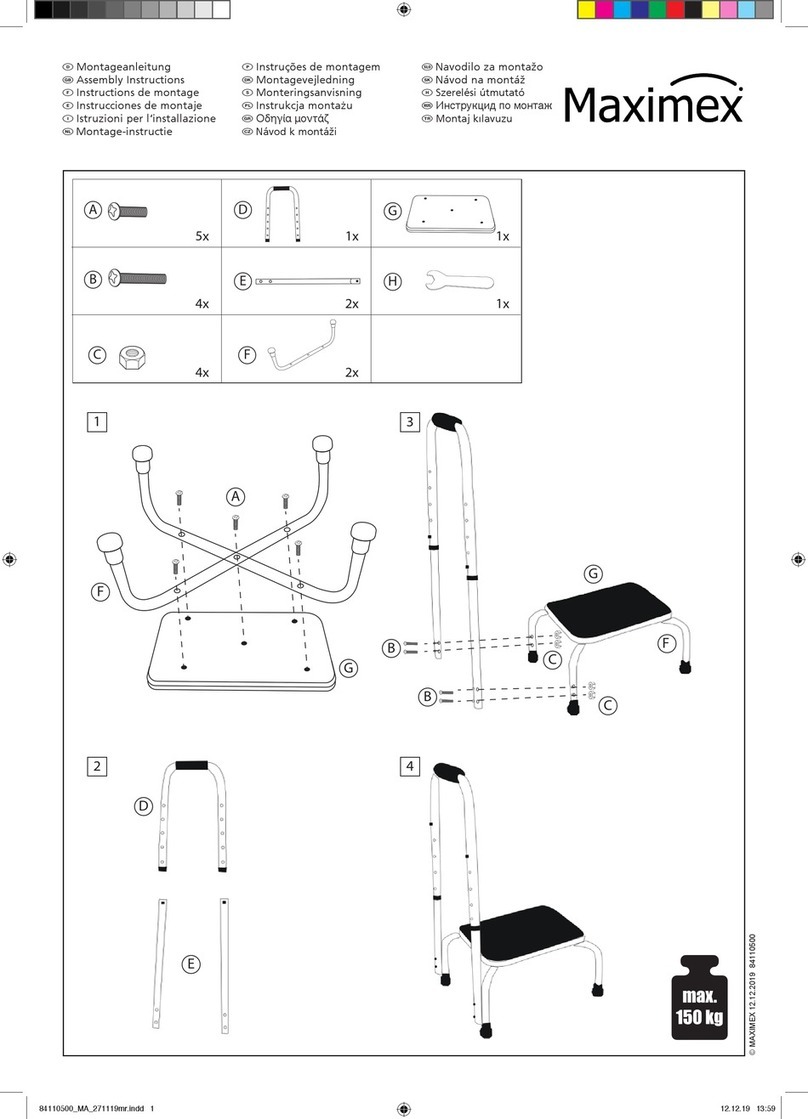 Maximex 84110500-m Assembly instructions