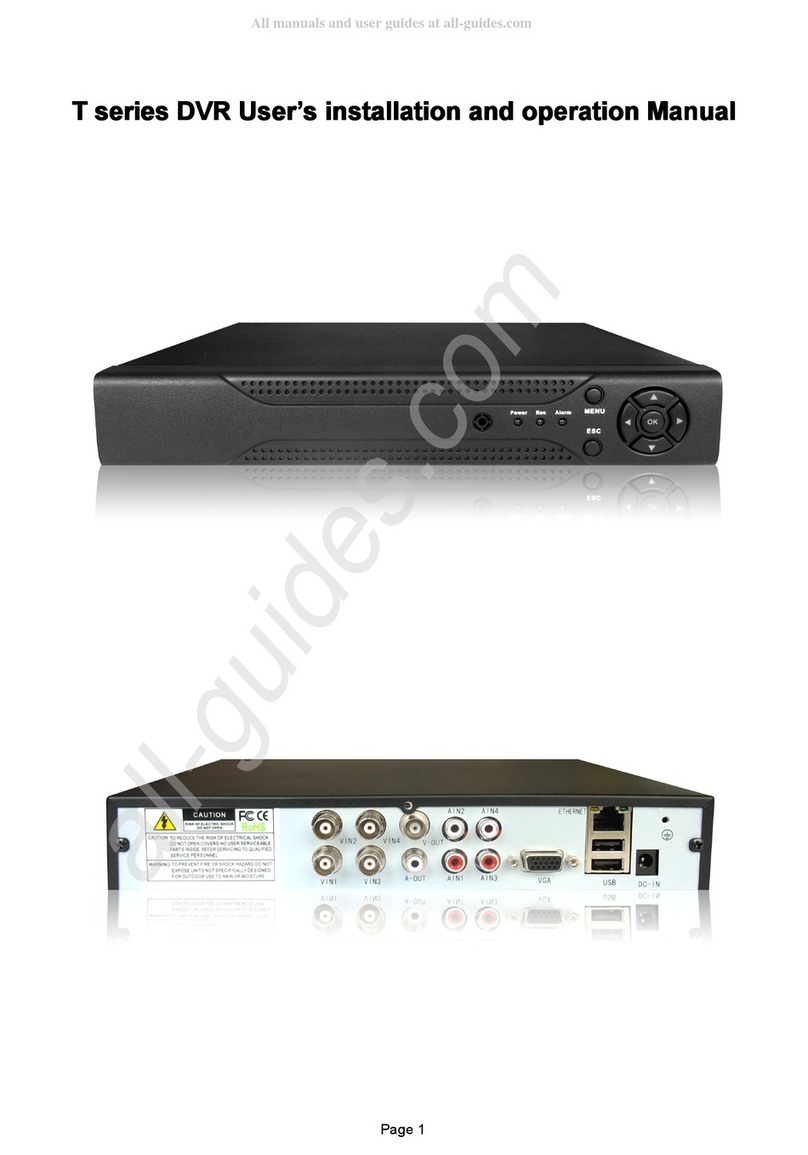Home electric T Series User's installation and operation manual