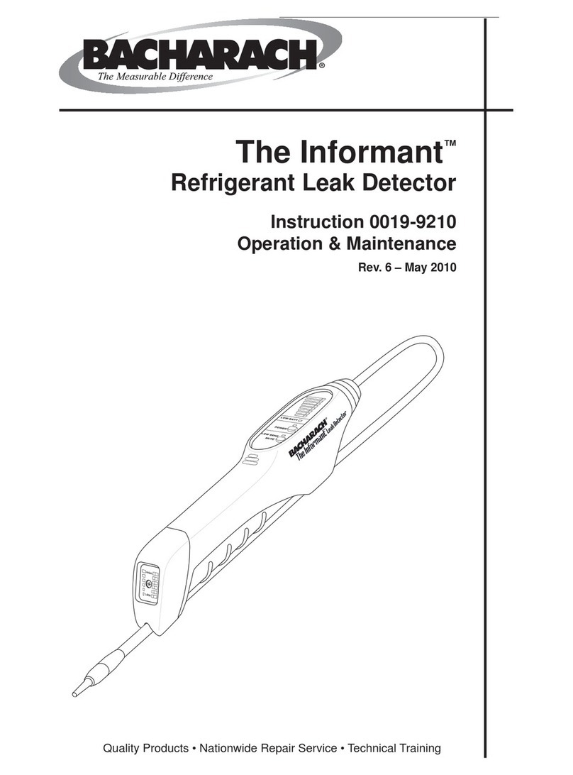 Bacharach Informant Leak Detector User manual