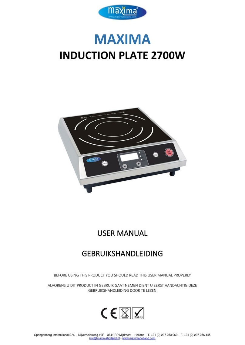 Maxima Induction Plate 2700W User manual