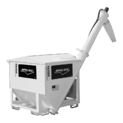 SPEC MIX PA1000 Operation & safety manual