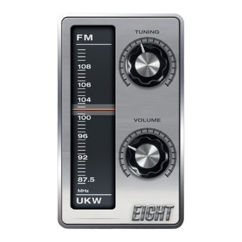 Eight RETRO RADIO instructions