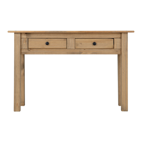 Seconique Panama Console Table Assembly instructions Seconique Panama Console Table Assembly instructions