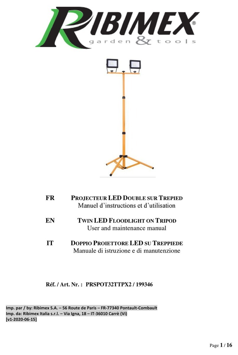 Ribimex PRSPOT32TTPX2 Operating instructions