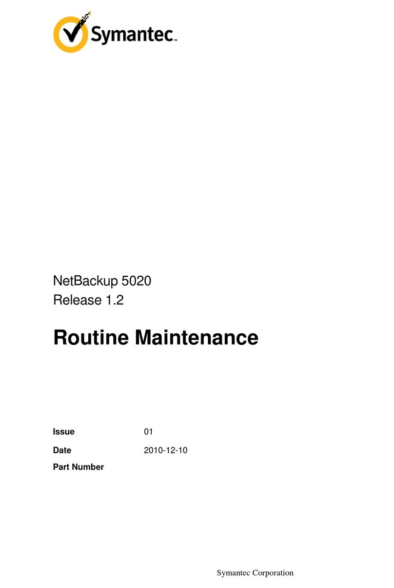 Symantec NetBackup 5020 Routine Maintenance