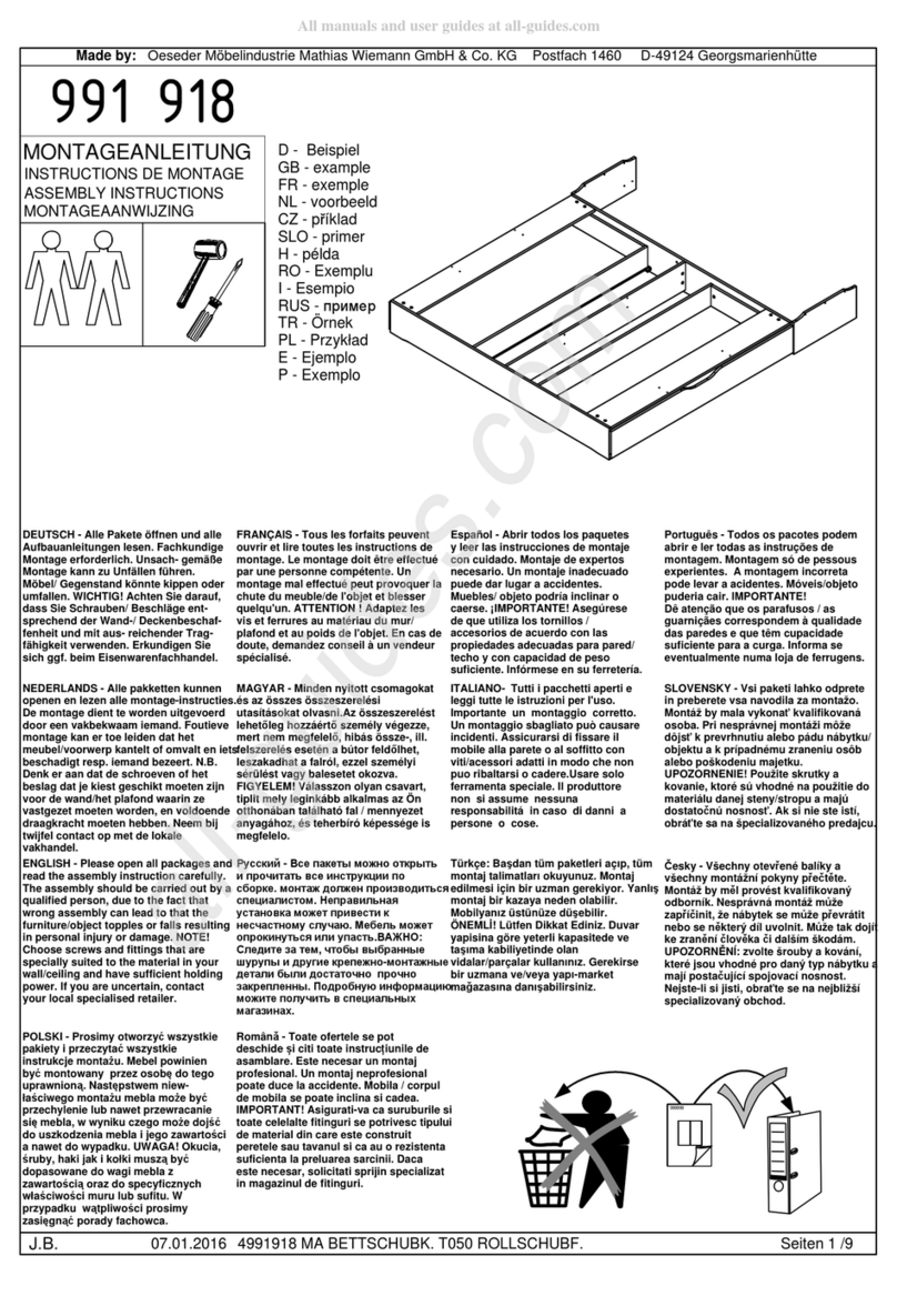 WIEMANN 991 918 quick start guide