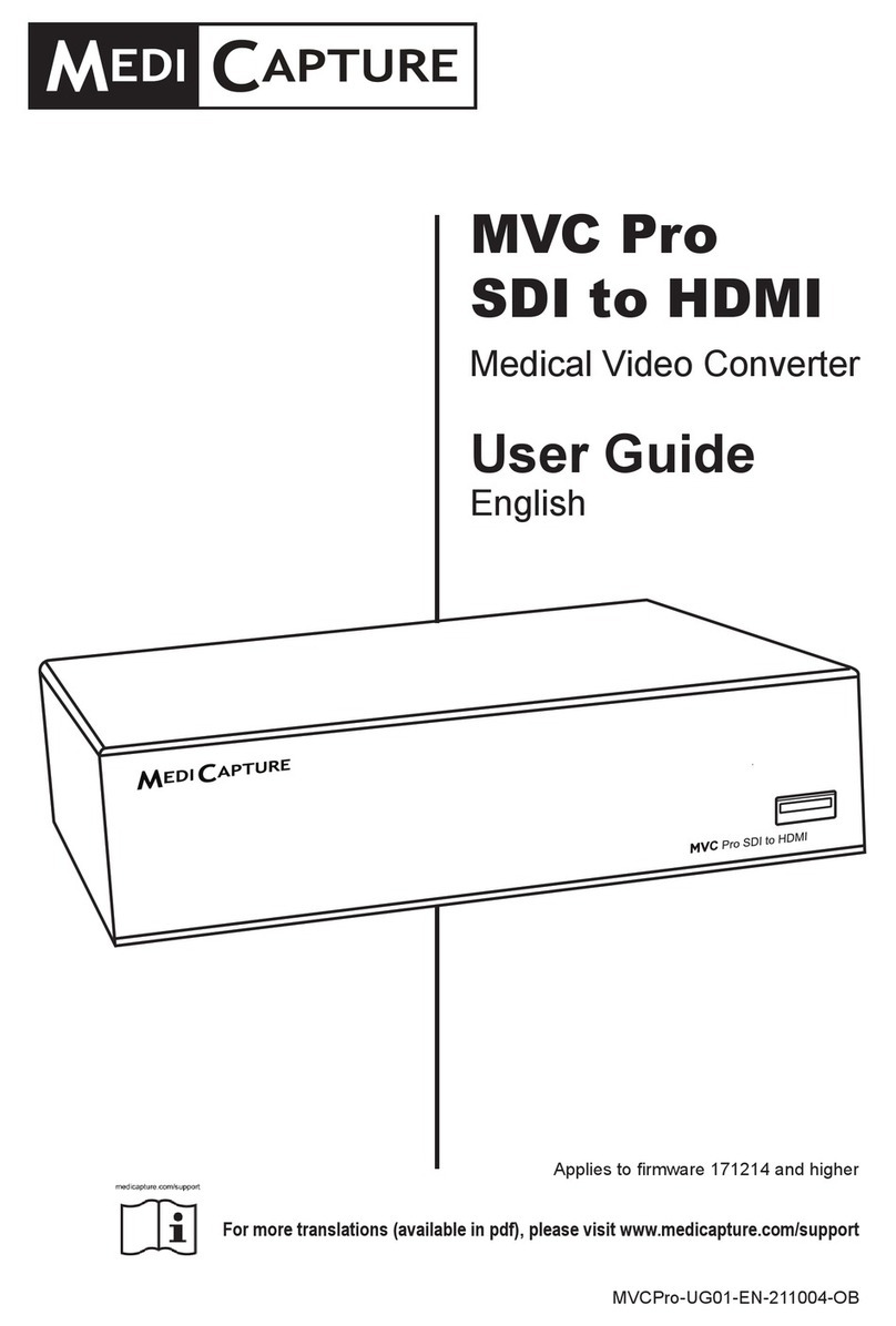 MediCapture MVC Pro SDI to HDMI user guide