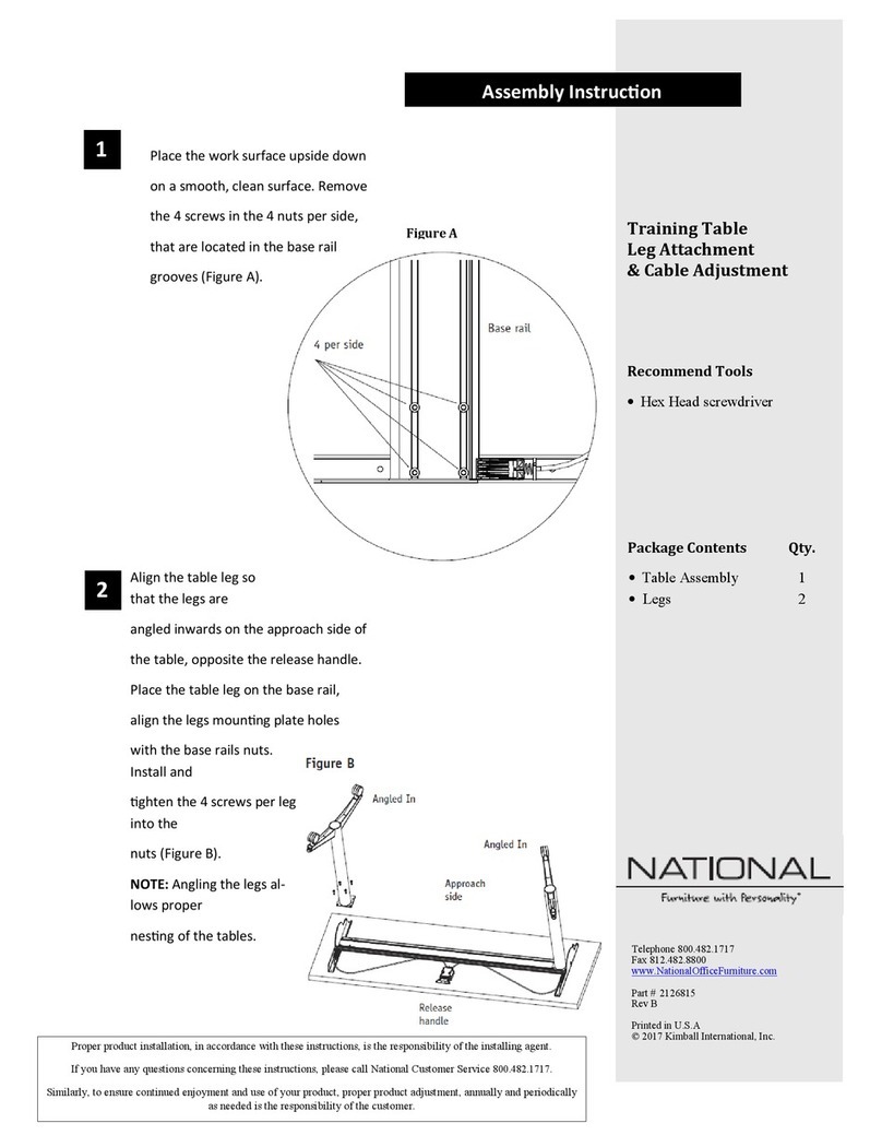 Kimball National 2126815 User manual Kimball National 2126815 User manual