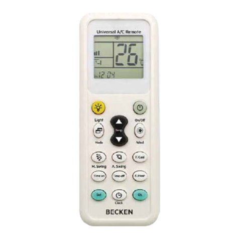 Becken Comando instruction manual