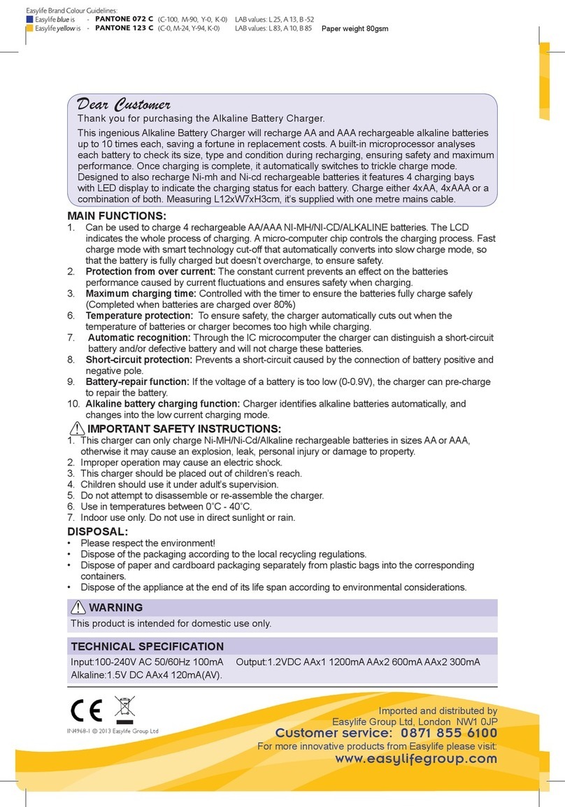 Easylife EL4968 instruction manual