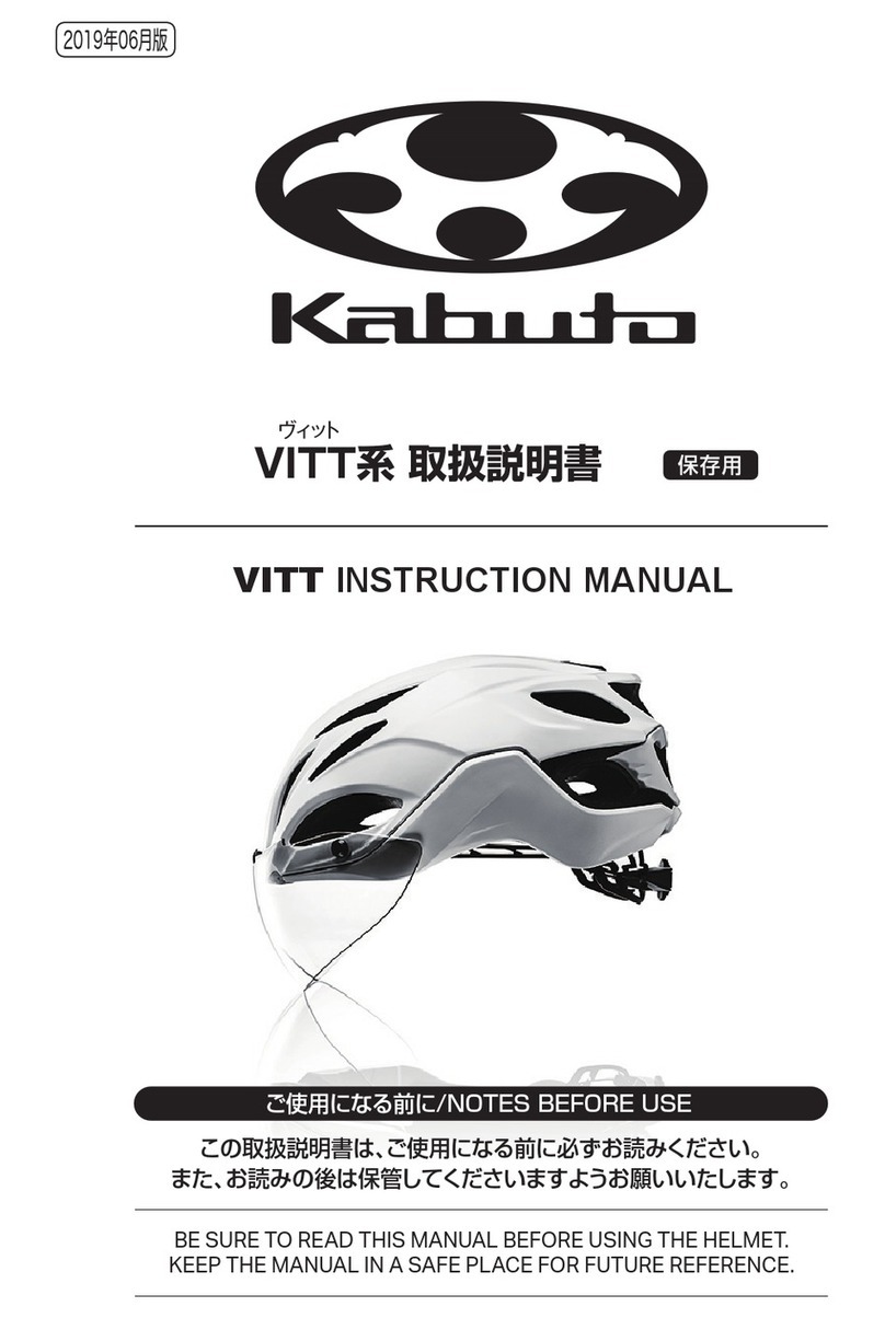 Kabuto VITT instruction manual