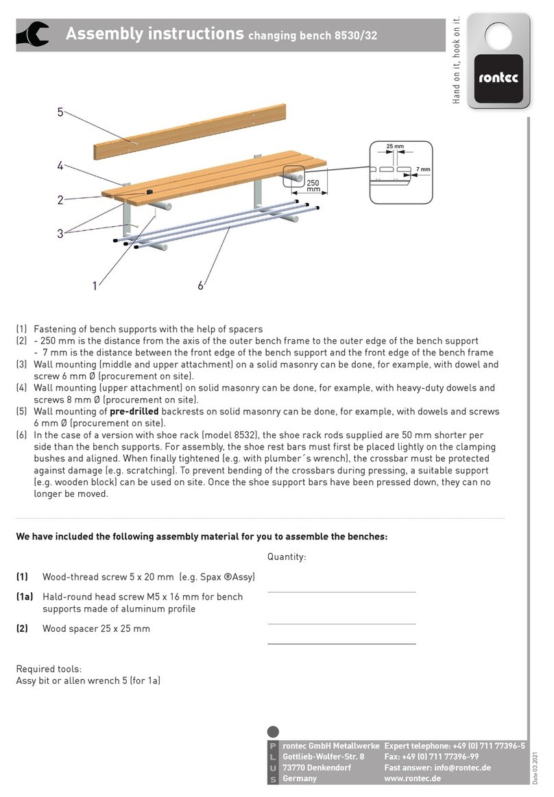 rontec 8530 Assembly instructions