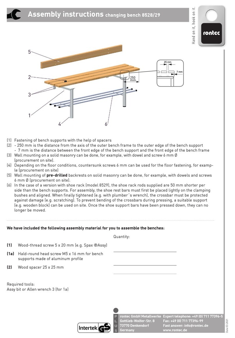 rontec 8528 Assembly instructions