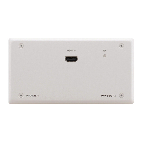 Kramer WP-580Txr User manual Kramer WP-580Txr User manual