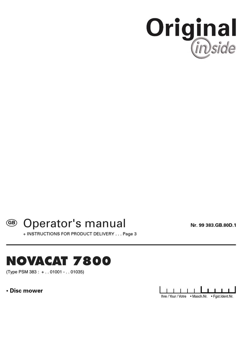 Pottinger NOVACAT 7800 User manual
