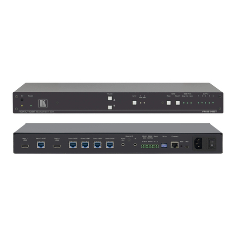Kramer VM-214DT User manual Kramer VM-214DT User manual