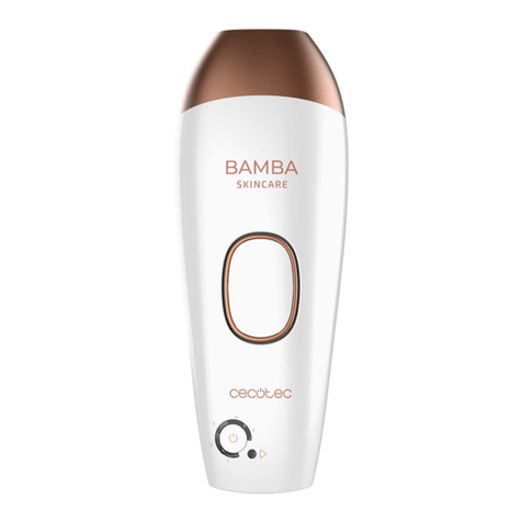 cecotec BAMBA SKINCARE IPL QUARTZ instruction manual