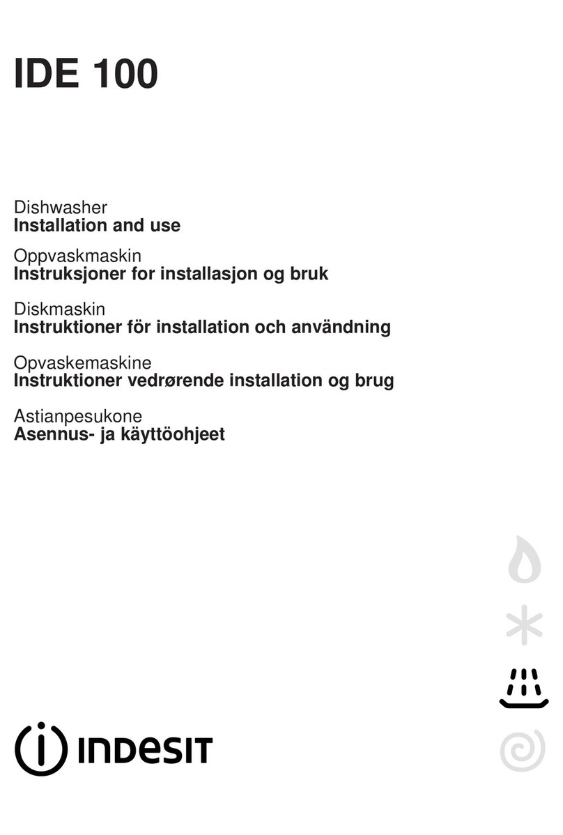 Indesit IDE 100 Installation and use