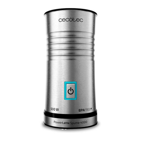 cecotec Power Latte Spume 4000 instruction manual
