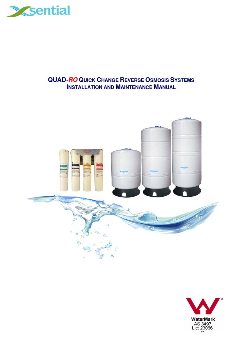 Watermark Xsential QUAD-RO Installation and maintenance manual