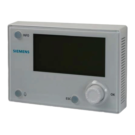 Siemens Climatix HMI-DM Operator's manual