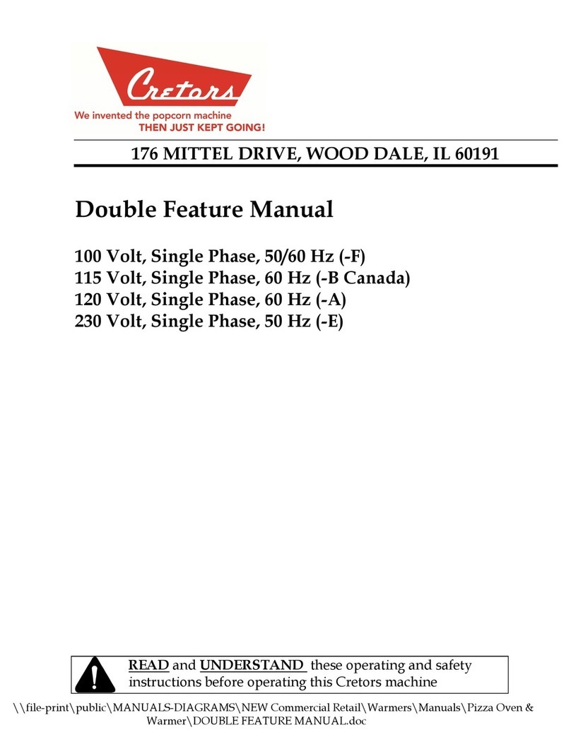 Cretors Double Feature manual