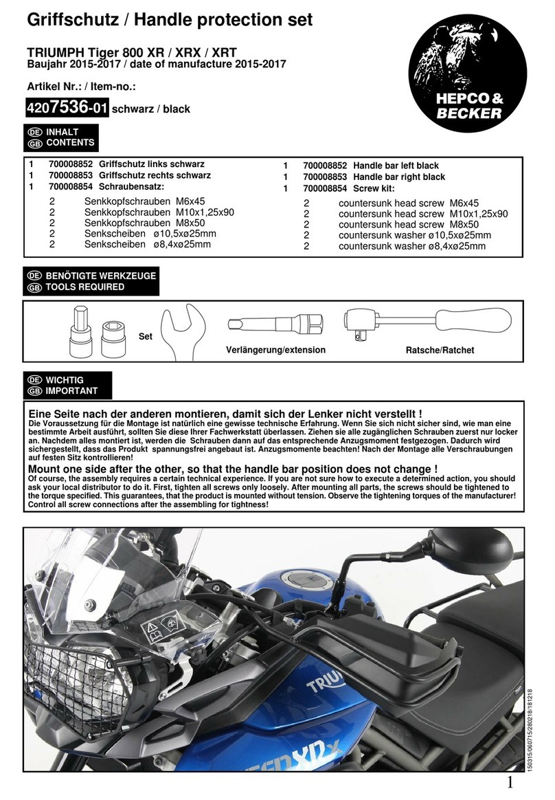 hepco & becker 4207536-01 User manual