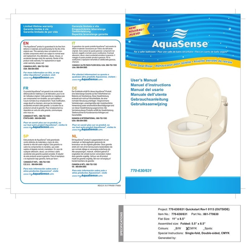 AquaSense 770-630 user manual