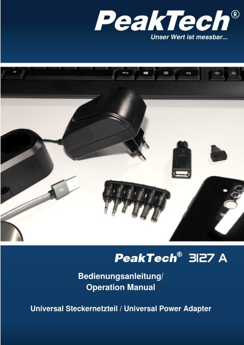 PeakTech 3127 A Operation manual