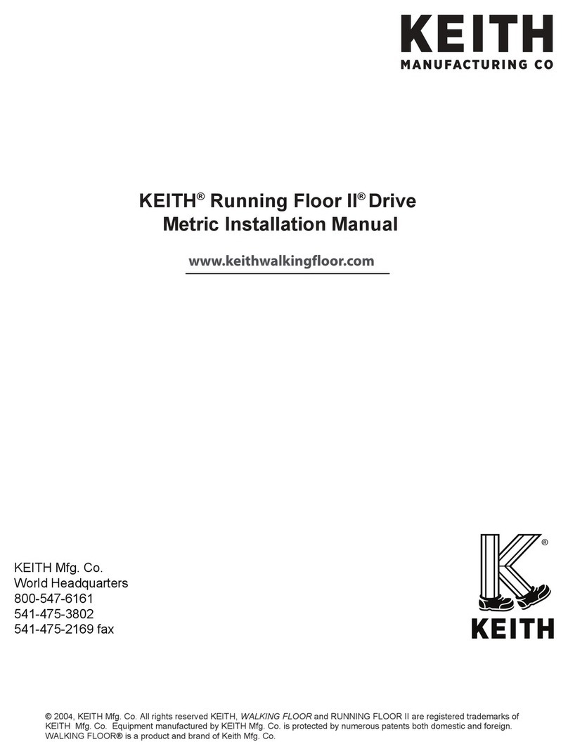 Keith Running Floor II Metric User manual