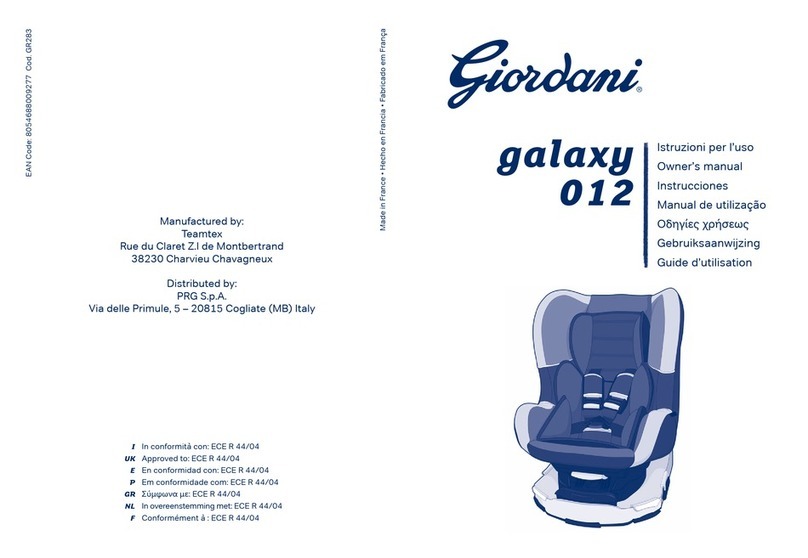 Giordani galaxy 012 owner's manual