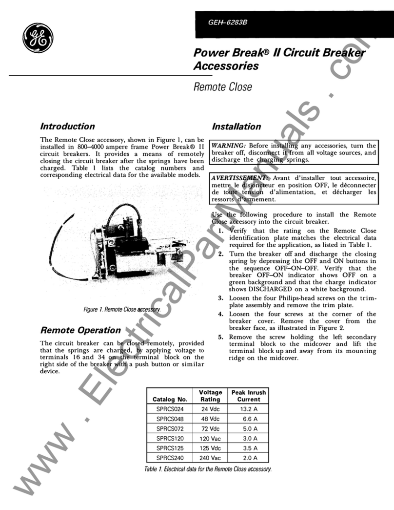 GE SPRCS024 manual