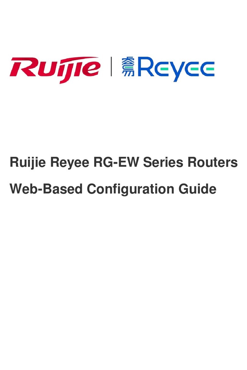 Ruijie Networks Reyee RG-EW Series Configuration guide