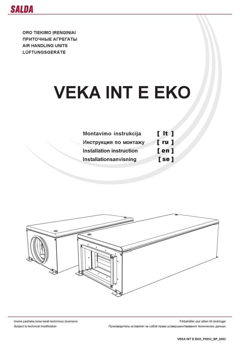 Salda VEKA INT E 400 User manual