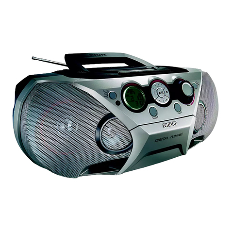 Philips Soundmachine AZ3067 User manual