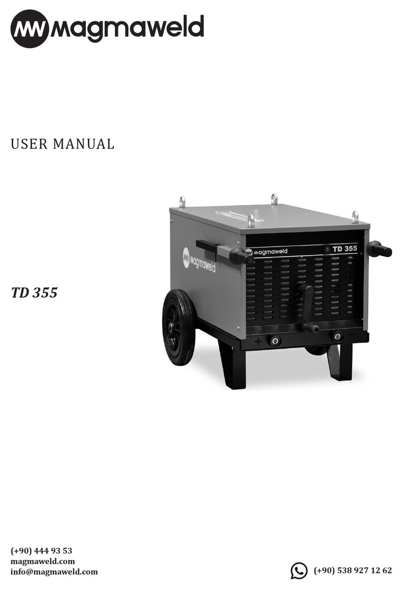 Magmaweld TD 355 user manual
