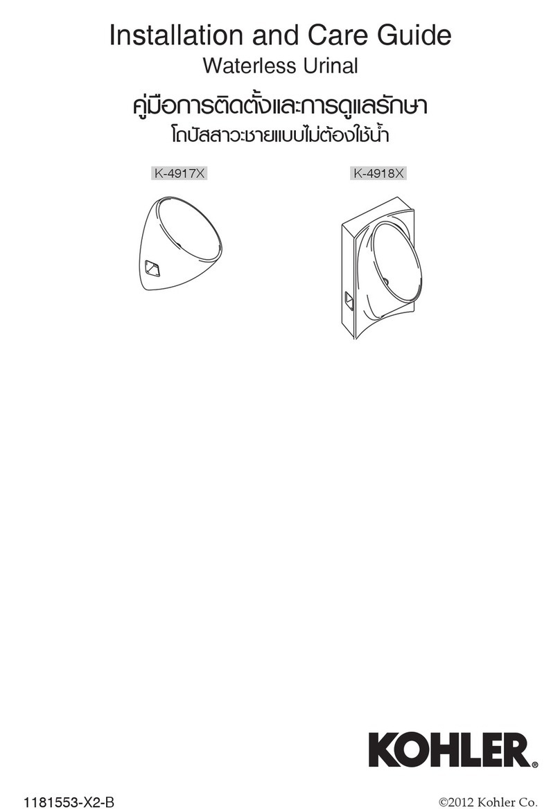 Kohler K-4917X Assembly instructions