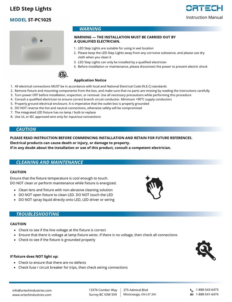 Ortech ST-PC1025 User manual Ortech ST-PC1025 User manual