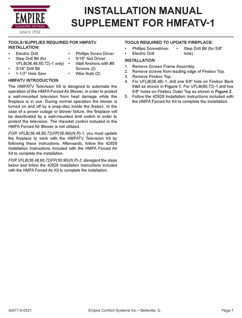 Empire Comfort Systems HMFATV-1 User manual