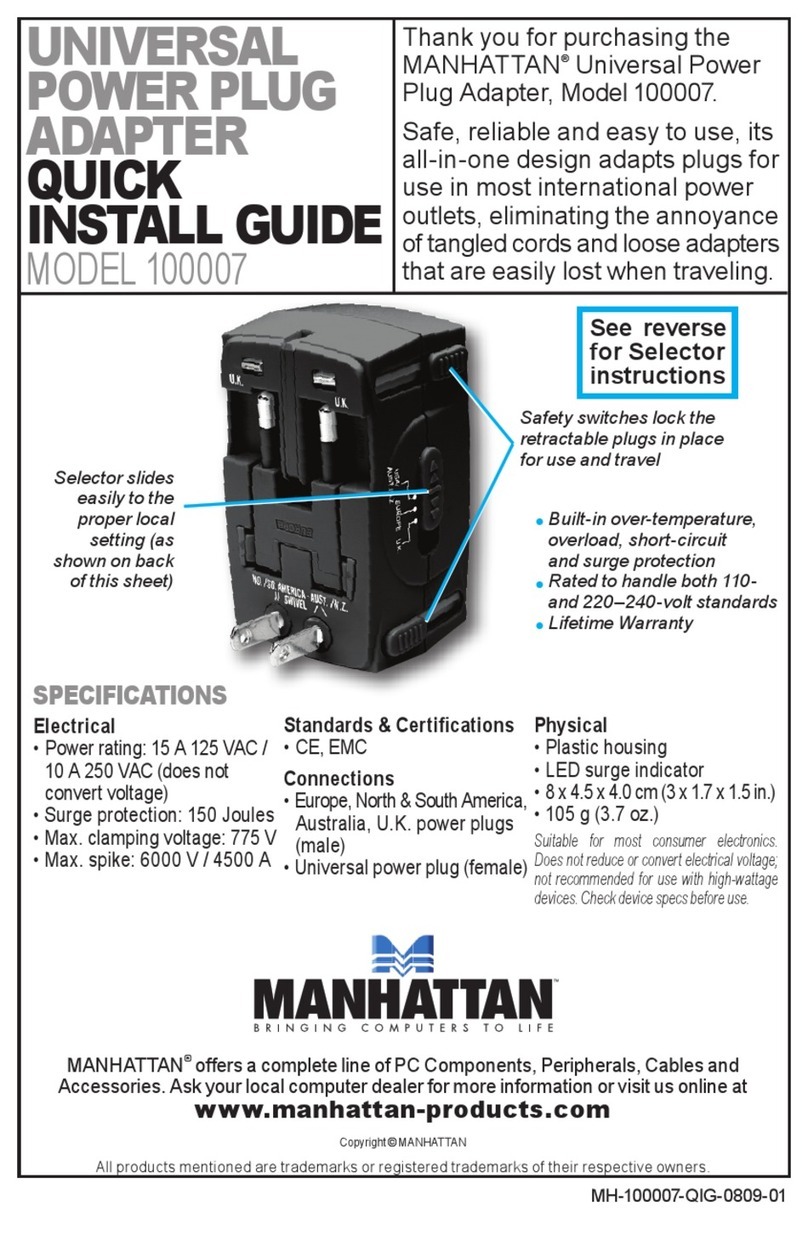 Manhattan 100007 User manual
