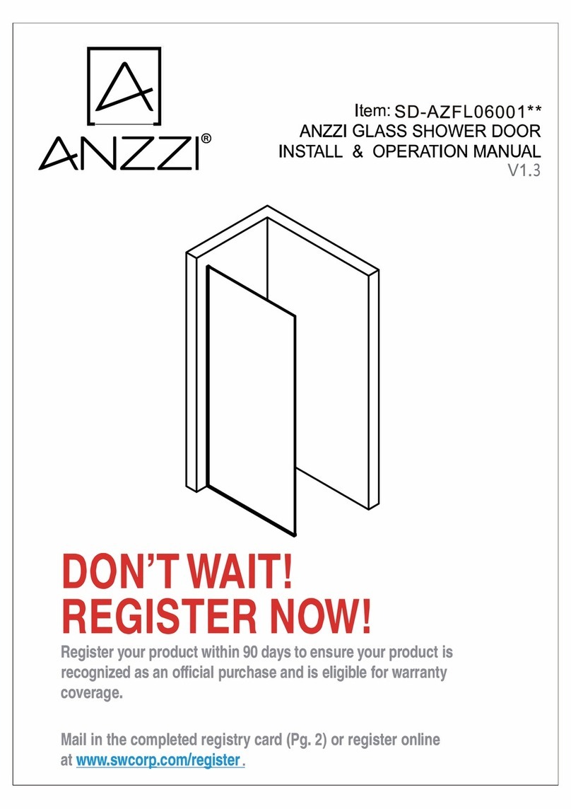 Anzzi SD-AZFL06001 Series Install & Operation Manual Anzzi SD-AZFL06001 Series Install & Operation Manual