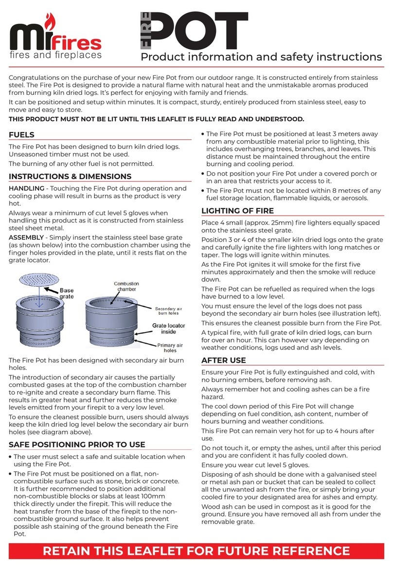Mi-Fires 153-MI-FPS Product information and safety instructions Mi-Fires 153-MI-FPS Product information and safety instructions