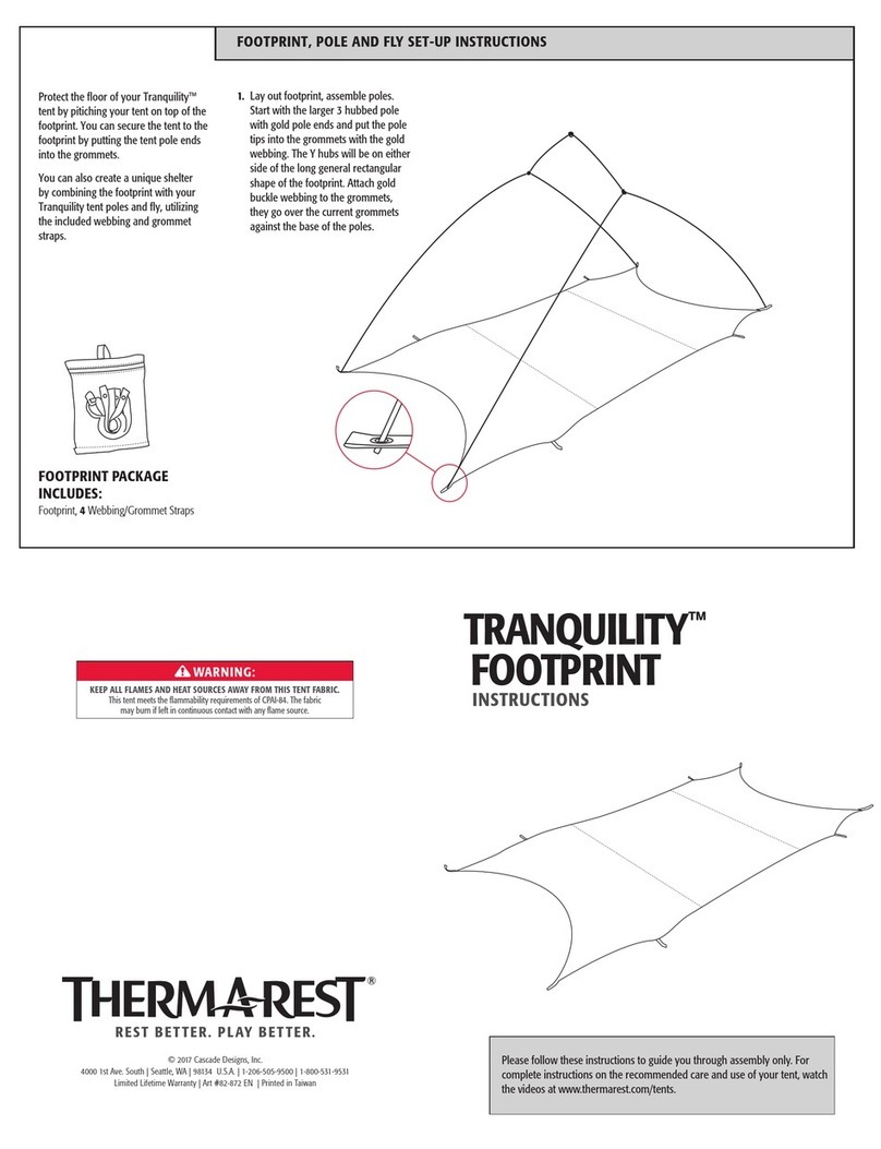Thermarest FOOTPRINT User manual