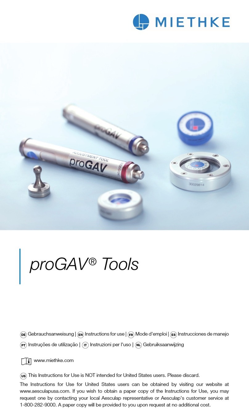 MIETHKE proGAV Instructions for use